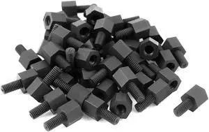 M3 5+6mm Male Female Thread Nylon Hex Standoff Spacer Screws PCB Pillar 50pcs