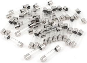 Unique Bargains 40 Pcs 6mm x 30mm Low Breaking Fast Blow Glass Tube Fuses 250V 2A