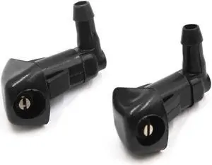 2Pcs Plastic Car Windshield Washer Wiper Water Spray Nozzle for Honda BYD