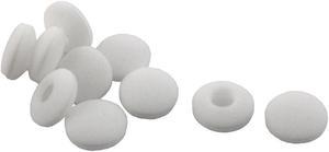 Sponge Earphone Headset Earbud Covers Cushions Pad Protector White 10 Pcs