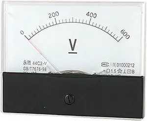 Unique Bargains 44C2 DC 0-600V Voltage Analog Panel Meter Voltmeter New