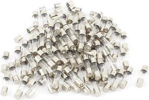 100 Pcs 5mm x 20mm F6AL Quick Blow Type Glass Tube Fuses 250V 6A