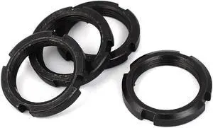 4 Pcs M33 x 1.5mm Pitch Slotted Round Nuts GB812 for Hook Spanners