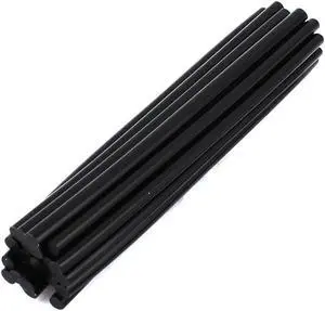 Unique Bargains 24 Pcs Black 7mm Dia Hot Melt Glue Adhesive Sticks for Electric Tool Heating Gun