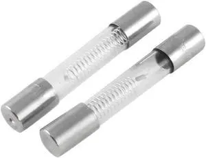 Unique Bargains 2 x 5KV 0.85A 850mA 6mm x 40mm High Voltage Fuse Tubes for Microwave Oven