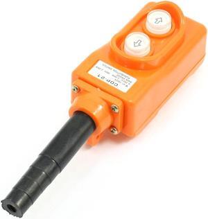 Hoist Crane Pendant Control Station Push Button Switch Up-Down wCable Gland