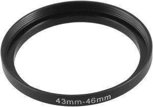 Unique Bargains 43mm to 46mm Camera Filter Lens 43mm-46mm Step Up Ring Adapter