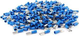 Unique Bargains 1000 Pcs Insulated Female Spade Wiring Terminals FDD2-250 for AWG 16-14 Cable