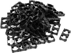 50 Pcs 18650 Lithium Cell Battery Double Holder Bracket for DIY Battery Pack