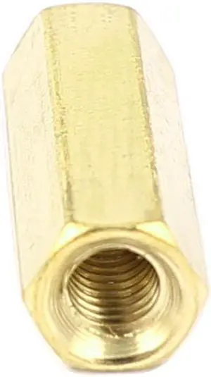 M3 x 15mm Female/Female Thread Brass Hex Standoff PCB Pillar Spacer 10pcs