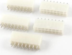 Unique Bargains Module PSU 16 Pin Straight Plug Terminal ATX Connector Adapter Beige 5 Pcs
