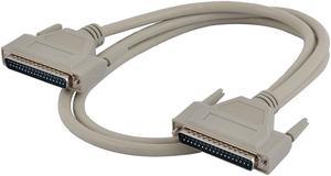 1.3M M/M 37 Pin DB37 Straight Connector Extension Cable