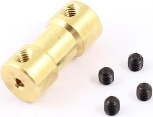 2.3mm x 2mm RC Airplane Model Toy Brass Motor Shaft Coupling Coupler Connector