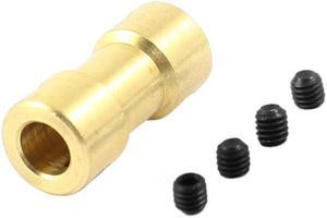 Unique Bargains 2mm to 5mm Aperture RC Model Toy Brass Motor Shaft Coupling Connector