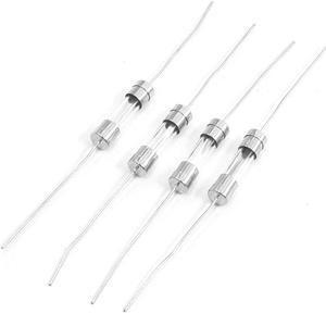 Unique Bargains 250V 12Amp 4.5mm x 22mm Axial Cylinder Fast Blow Glass Fuse Tubes 4Pcs