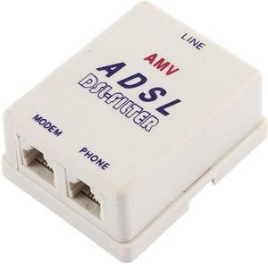 RJ11 Phone Networks Modem Adapter for Connecting ADSL Cable to Telephone Line