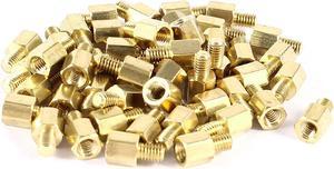 Unique Bargains 50 Pcs PCB Motherboard Standoff Hex Spacer Screw Nut M3 Male 4mm to Female 5mm