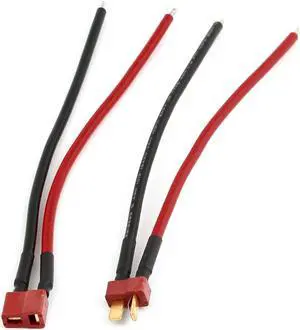 2 x Battery Connection T-Shape Wire Connector Cable for Gearbox Wiring