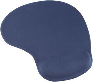 Notebook Dark Blue Gel Comfort Wrist Rest Cushion Anti Slip Mouse Mice Pad Mat