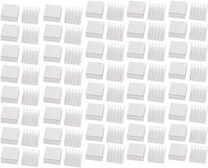 80pcs 14mmx14mmx6mm Aluminum Heatsink Heat Diffuse Cooling Fin