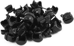 20Pcs 4N-4 Round Cable Wire Strain Relief Bush Grommet 11.5mm Diameter Black