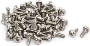 M2x5mm 304 Stainless Steel Button Head Torx Socket Screws Fastener 50pcs