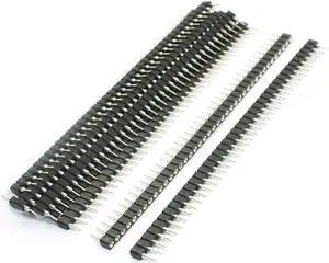 Unique Bargains 10pcs 2.54mm Pitch Straight Single Row Female Header Connector 40Pins