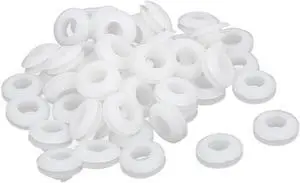 Firewall Wiring Electrical Wire Gasket Rubber Grommets White 8mm Inner Dia 50pcs