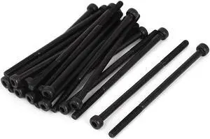 M3x60mm 12.9 Alloy Steel Hex Bolt Socket Head Cap Machine Screws Black 20Pcs