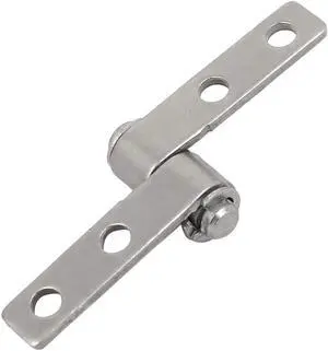 Unique Bargains0.1Nm Iron Nickel Plated Torque Type Friction Positioning Hinge Silver Tone