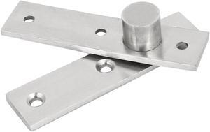 Unique Bargains100mm Length Stainless Steel 360 Degree Rotation Hidden Door Pivot Hinges