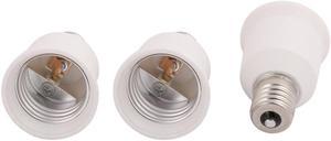 3 Pcs E17 to E26 LED Bulb Base Adapter Converter Light Socket Lamp Holder