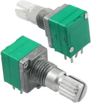 Unique Bargains 2 pcs 6mm Diameter Shaft 100K ohm 0.05W Carbon Composition Potentiometer