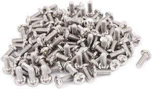 M4 x 10mm TV Computer LCD Monitor Stand Mounting Phillips Head Screw 100pcs