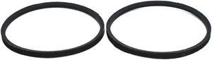 O-480E 480mm Inner Girth Transmission Drive Belt V-belt 2pcs for Washing Machine