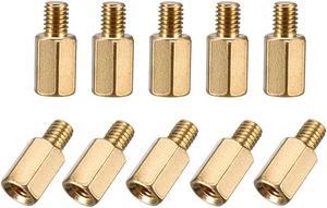 10 Pcs PCB Motherboard Standoff Hex Spacer Screw Nut M3 Male 4mm to Female 7mm