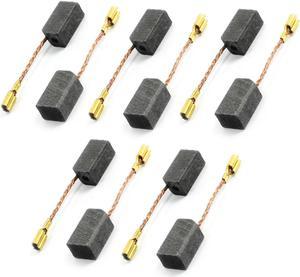 Unique Bargains 10Pcs Replacement Electric Tool Motor Carbon Brushes 13mm x 8mm x 6mm