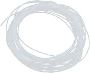 0.5mm x 0.9mm PTFE Tubing Tube Pipe 5 Meter 16.4Ft for 3D Printer RepRap