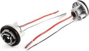 Car Auto 1156 1141 LED Brake Light Bulb Socket Connector Wire 2 Pcs