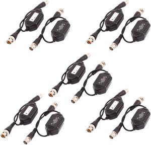 10 Pcs Coaxial Video Ground Loop Isolator Balun BNC Male to Female for CCTV