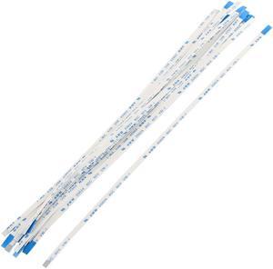 Unique Bargains 20Pcs 0.5mm Pitch 6 Pin AWM 20624 80C 60V VW-1 Flexible Flat Cable FFC 200mm