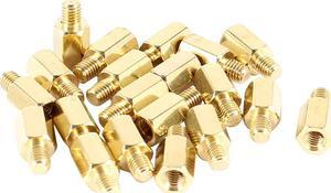 Unique Bargains 20 Pcs PCB Motherboard Standoff Hex Spacer Screw Nut M3 Male 4mm to Female 7mm