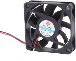 DC 12V 60mmx60mmx15mm 9 Vanes Cooling Cooler Fan w Metal Finger Guard