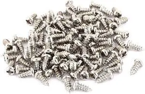 100pcs M2.5 x 6mm Stainless Steel Cross pan Head Self Tapping Screws Bolts
