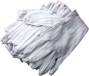 Unique Bargains 20 x PC Computer Working Working Anti Static Wht Gloves