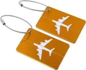 Luggage Handbag Name Address Message Label Tag Card Holder Gold Tone 2pcs Luggage Handbag Name Address Message Label Tag Card Holder Gold Tone 2pcs