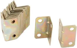 Library Metal Cabinet Corner Edge Guard Angle Brace Joint Fastener Bracket 20pcs