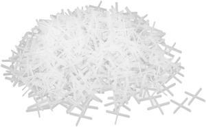 Wall Floor Ceramic Tile Plastic Cross Spacer 1mm White 1000pcs