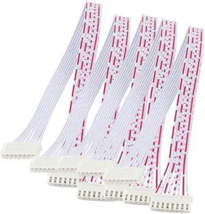 5 Pcs 8 Pin 2.54mm Pitch Female to Female JST XH Adapter Cable Wire 31cm