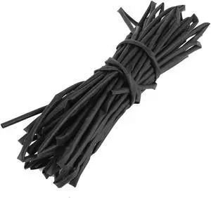 Unique Bargains 10M 33ft Length Insulated Shrink Tube Heat Shrinkable Tubing Black 3mm